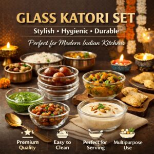 Glass Katori: The Perfect Blend of Style, Hygiene, and Everyday Utility