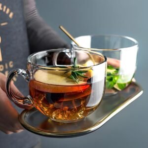 Glass Cup Set Of 2